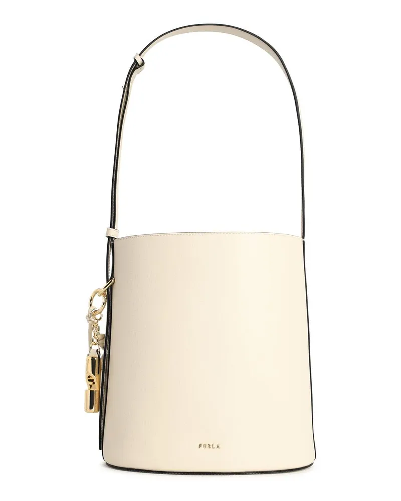 Furla Cremefarbene Lear-Beuteltasche „Roxie“ von Cream