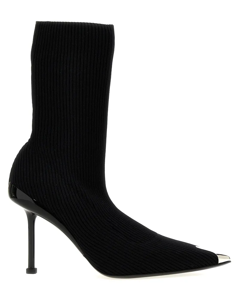 Alexander McQueen Slash' Knöchelstiefel Black