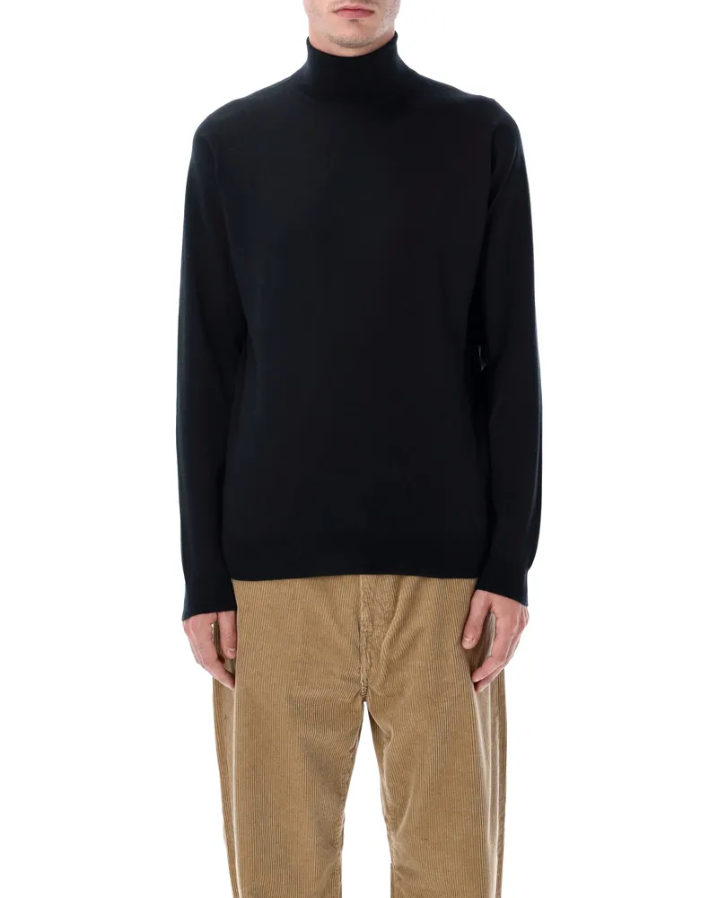 John Smedley Pullover Schwarz Black