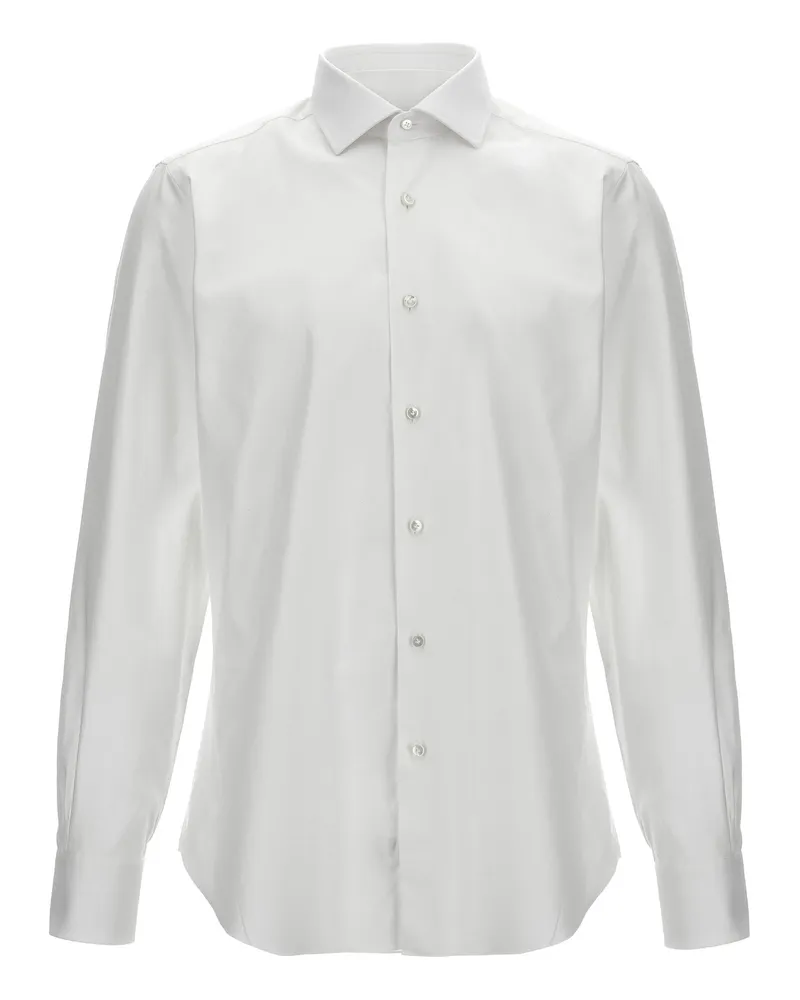 BARBA Baumwollhemd White