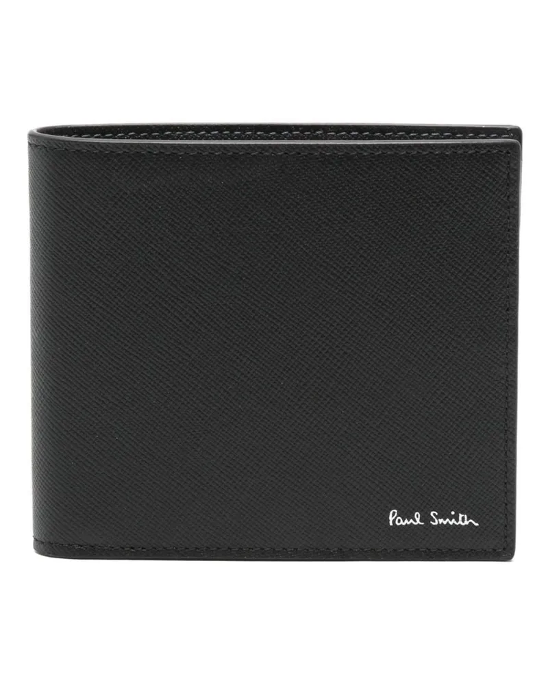 Paul Smith Leahter Bifold Geldbörse Black