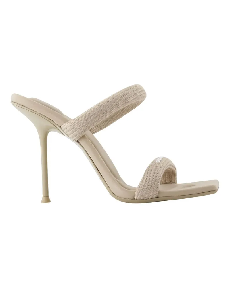 Alexander Wang Julie Tubular Gurtbing Sandalen  Nylon Beige Beige