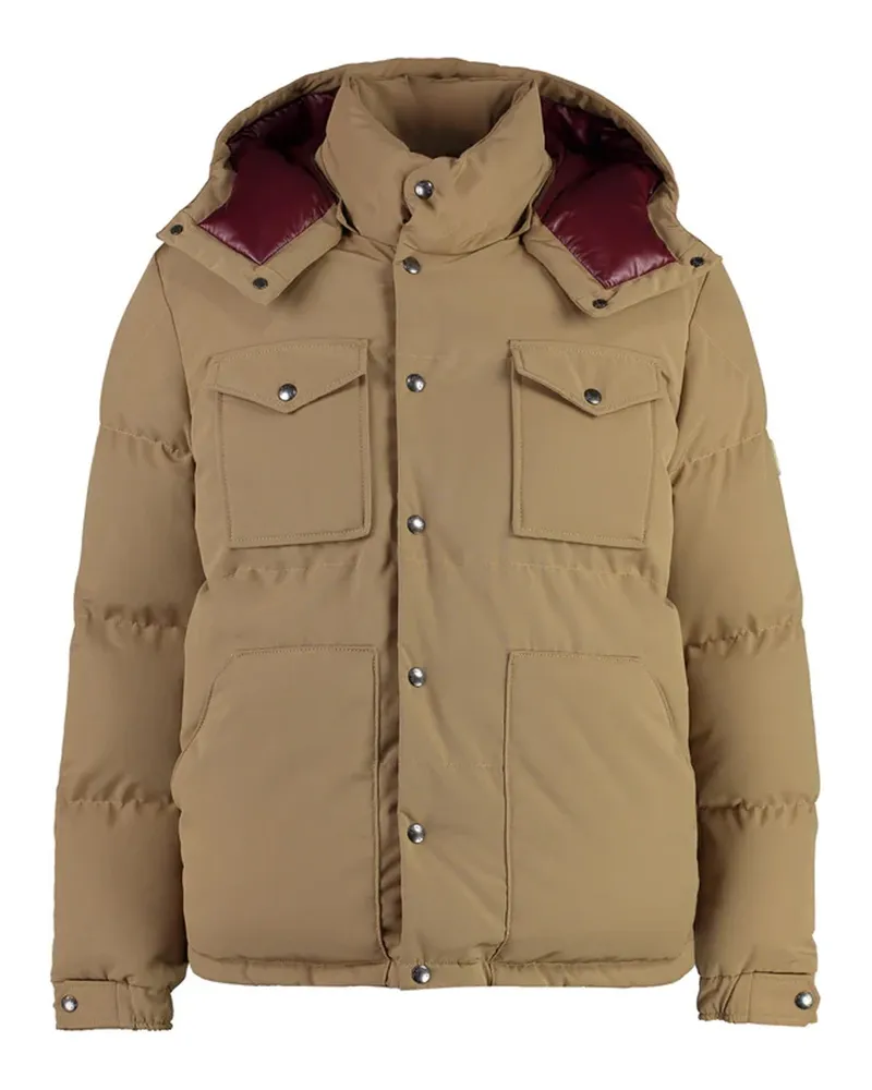 Moncler Down Jacke Beige