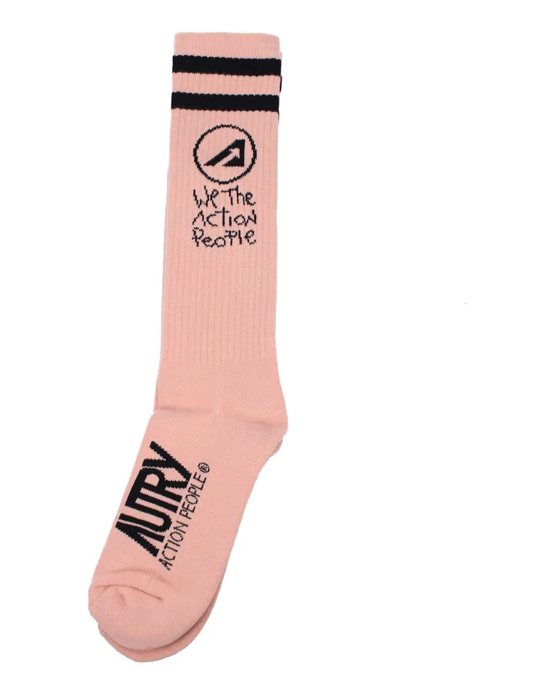 AUTRY Socken und Socken Frauen Baumwollrosa -