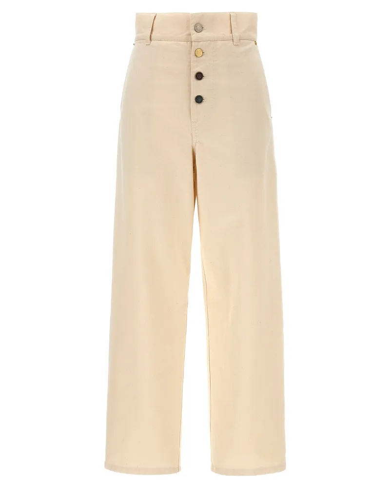 Moschino Baumwollhose Beige