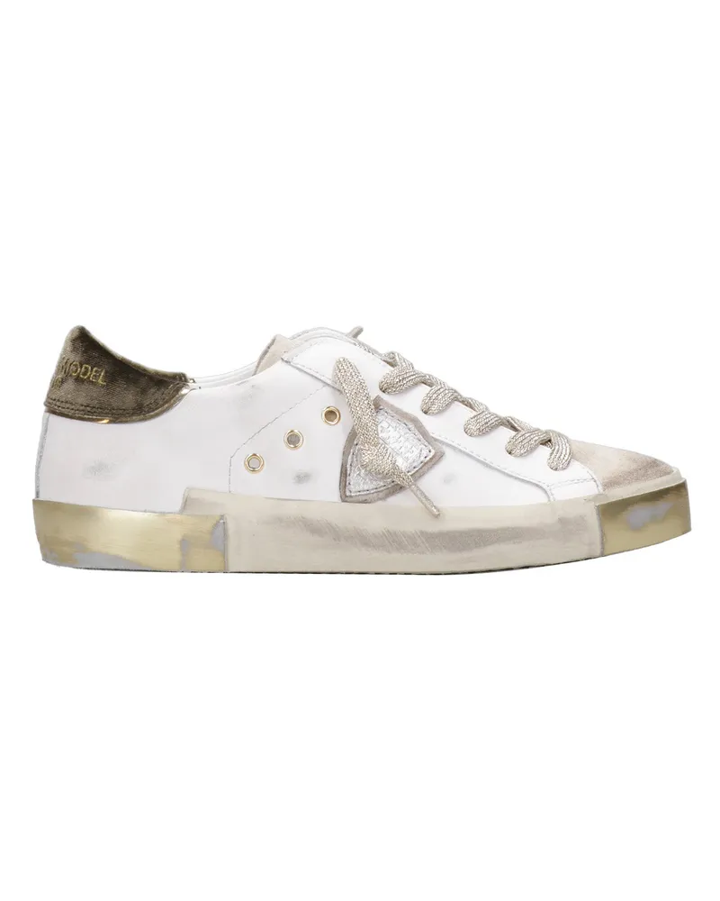 Philippe Model Sneakers Bianco+oliva