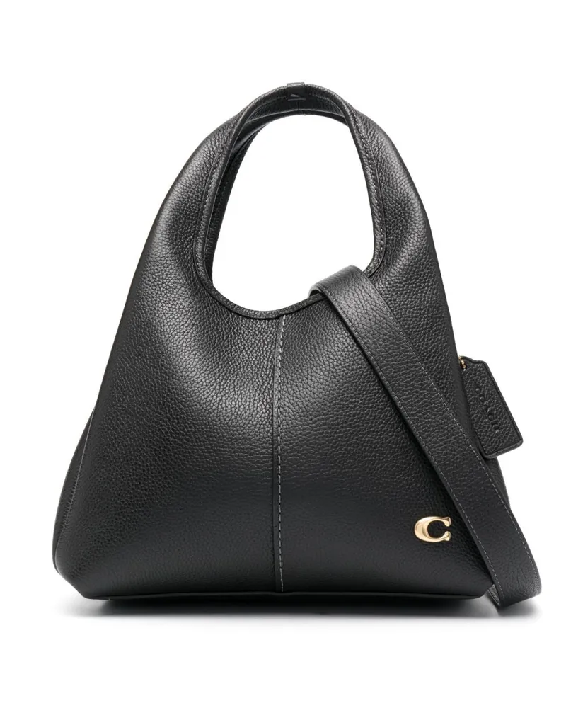 Coach Trainer Lana 25 Leder -Crossbody -Tasche Black