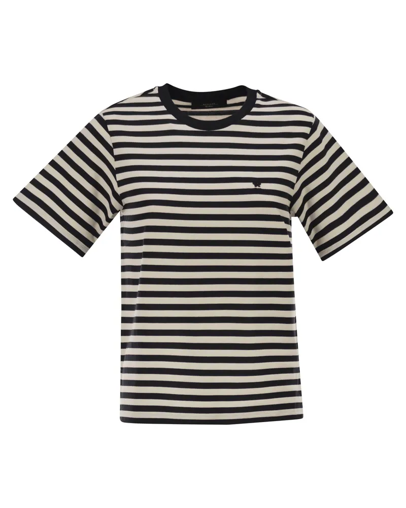 Weekend Max Mara Wkdvenaco Straight Jersey T-Shirt Black