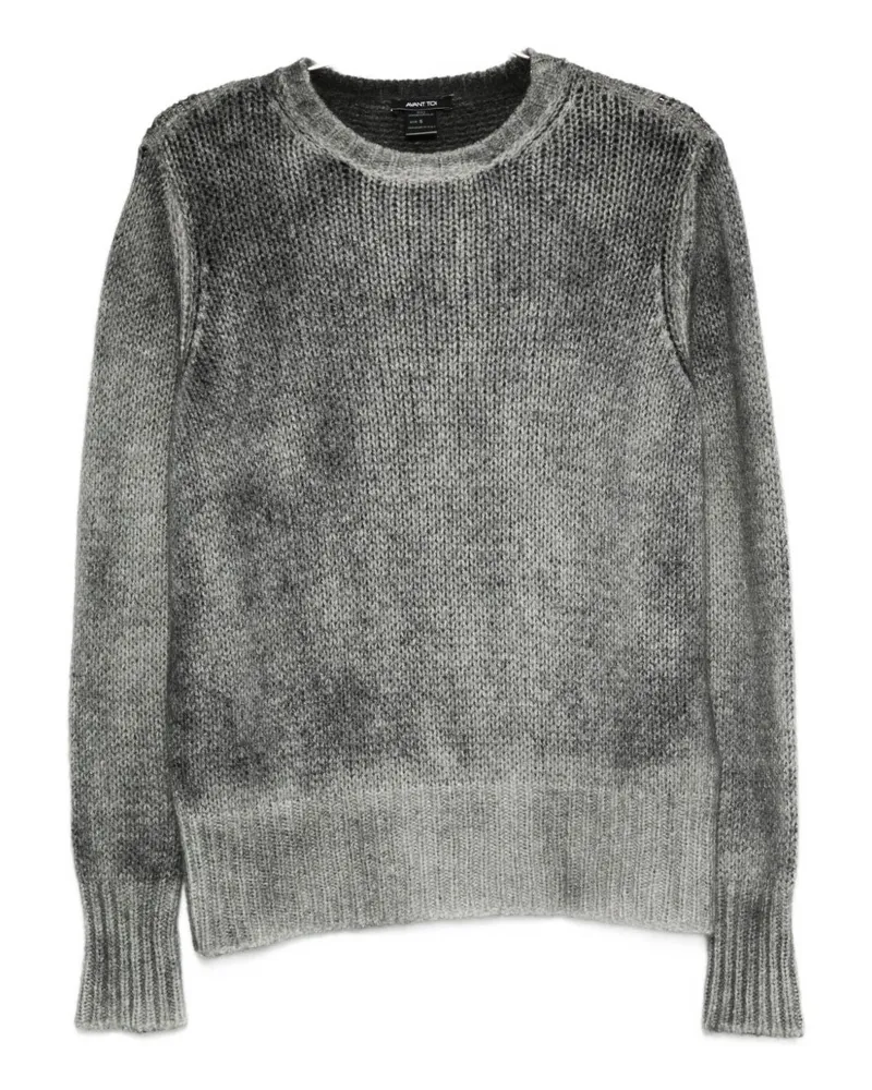 Avant Toi Cashmere Crewneck Pullover Grey