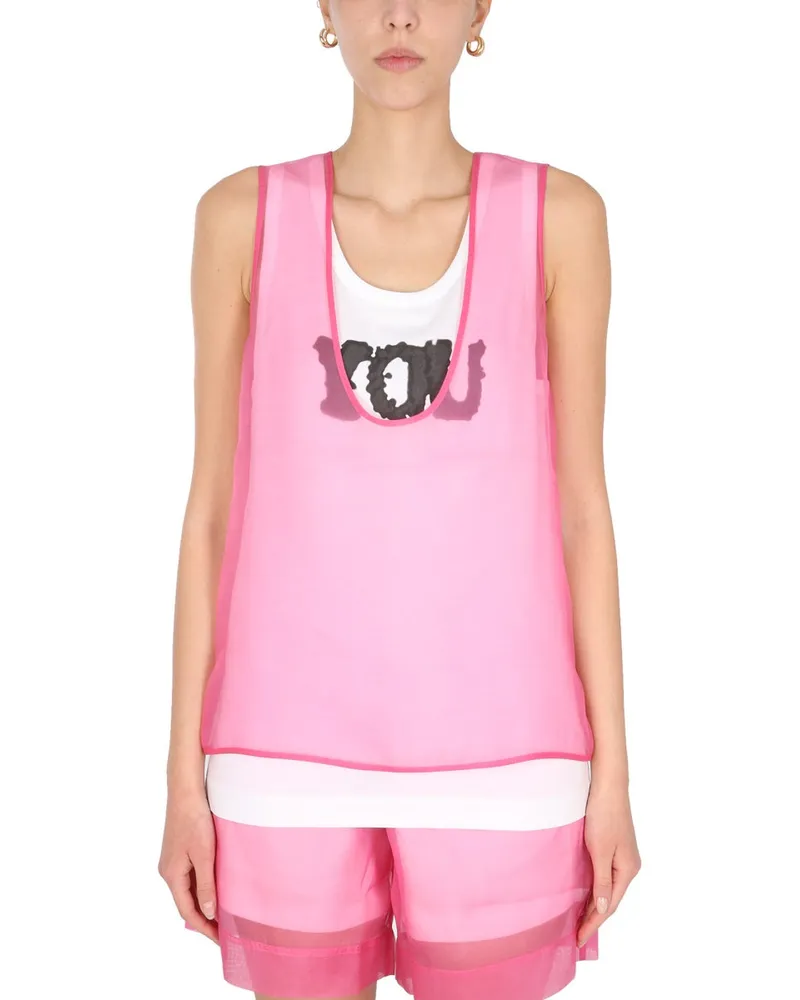 Dries van Noten Dries Van Note HaSche Top Fuchsia