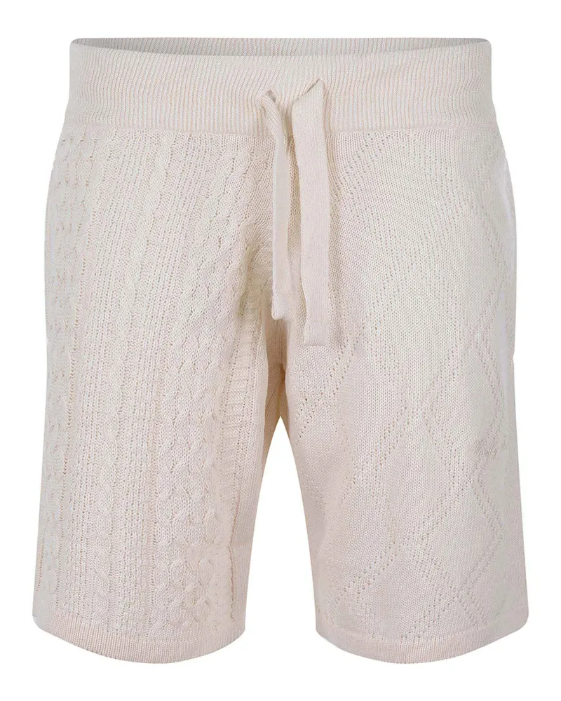 Family First Familien erste Shorts aus Baumwolle Beige