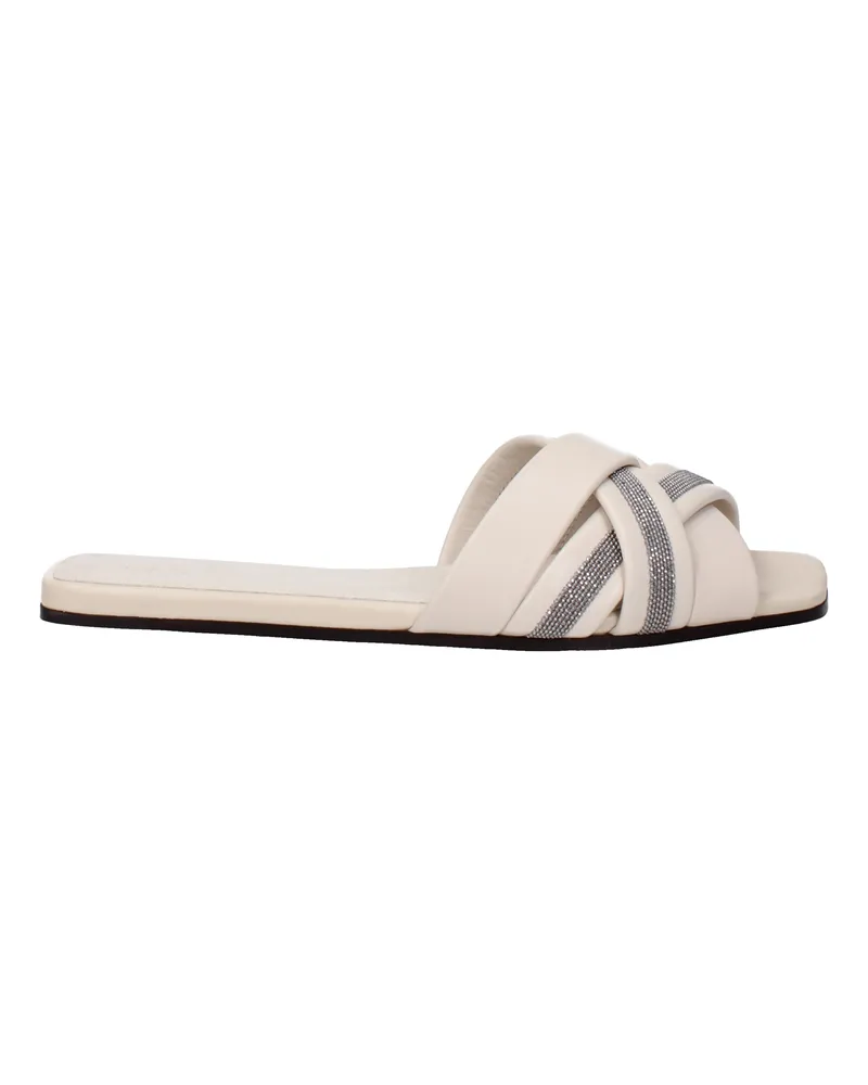 Brunello Cucinelli Hausschuhe und Hufe Frauen Leder Beige -