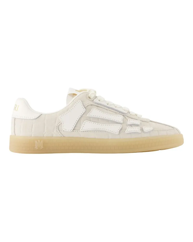 Amiri Pacific Bones Sneakers  Leder Beige Beige
