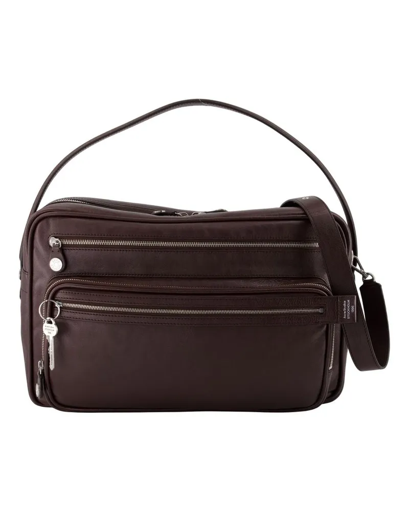 Acne Studios Camero -Umhängetasche  Leder braun Braun