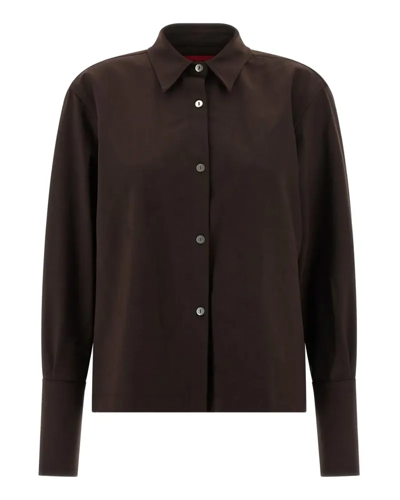 Haikure Hemden Braun Brown