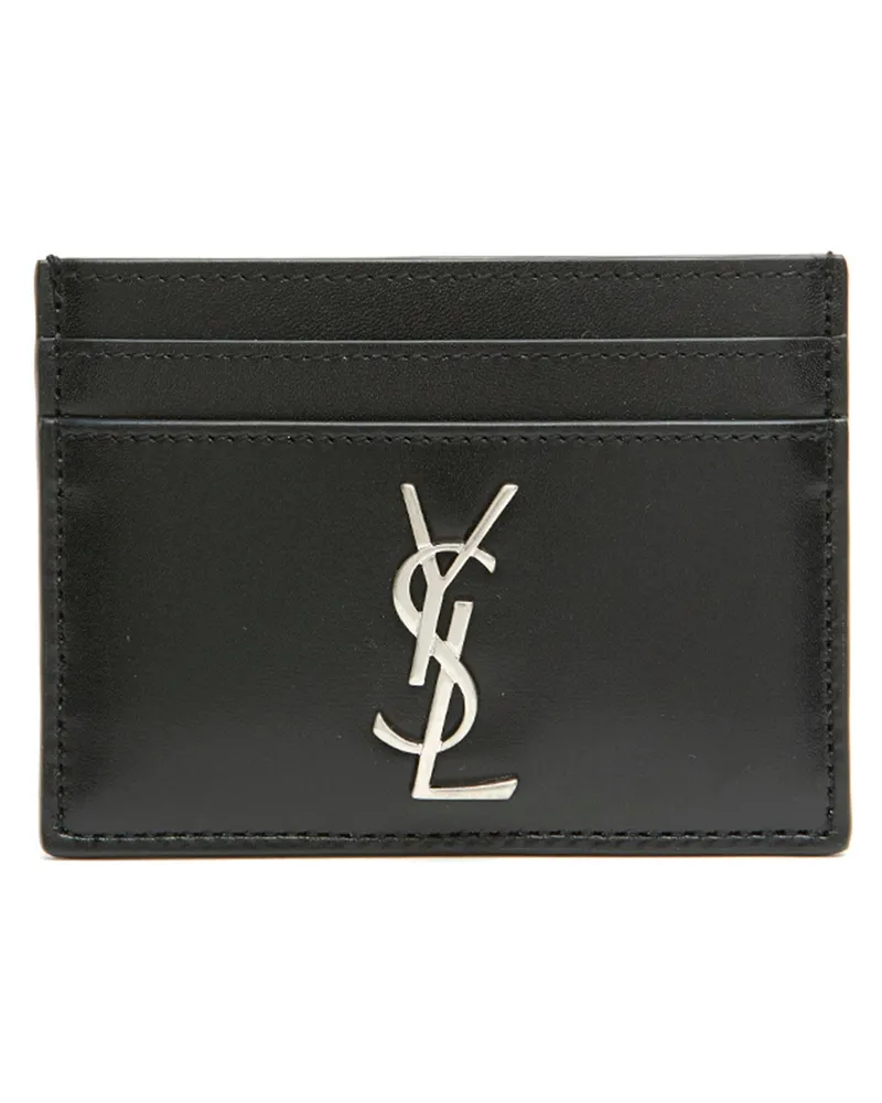 Saint Laurent Monogramm' Kartenhalter Schwarz