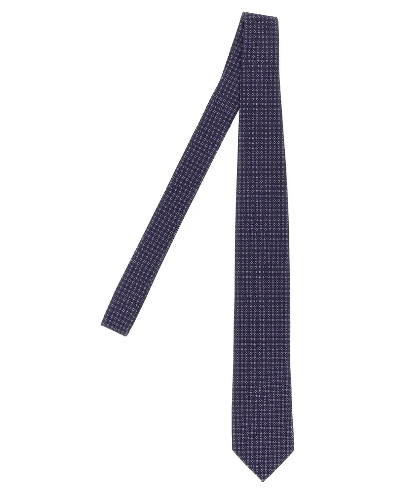 Pal Zileri Gemusterte Seidenkrawatte von Purple