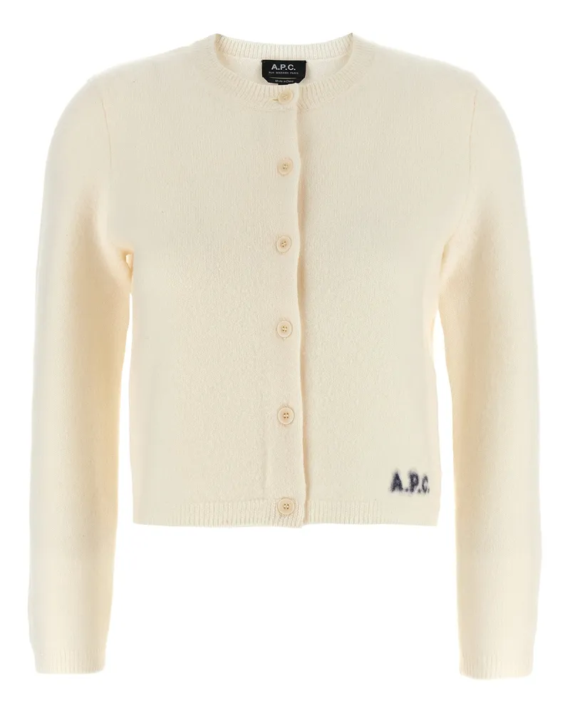 A.P.C. Mila' Strickjacke White