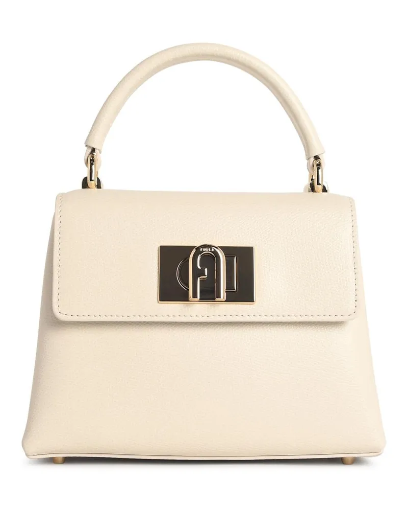 Furla Cremefarbene „1927“ Mini-Handtasche von Cream