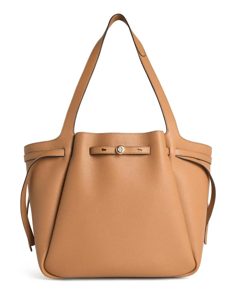Tory Burch Shopping Romy' 'Tiramisu' Beige Lear Tasche Beige
