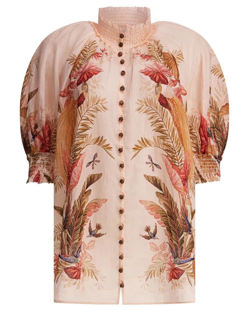 Zimmermann Ascension“ Ramiè-Shirt Beige