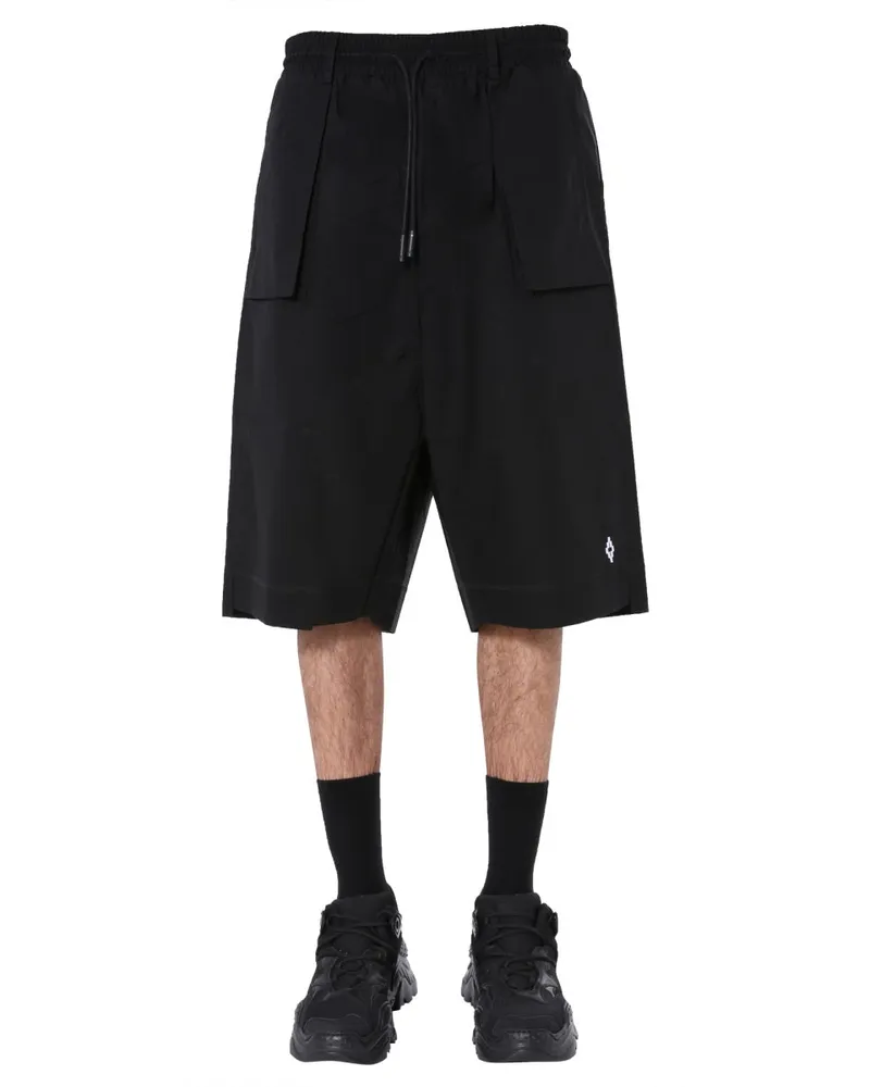 Marcelo Burlon | County of Milan Marcelo Burlon County of Mailand Bermuda mit Logo Black