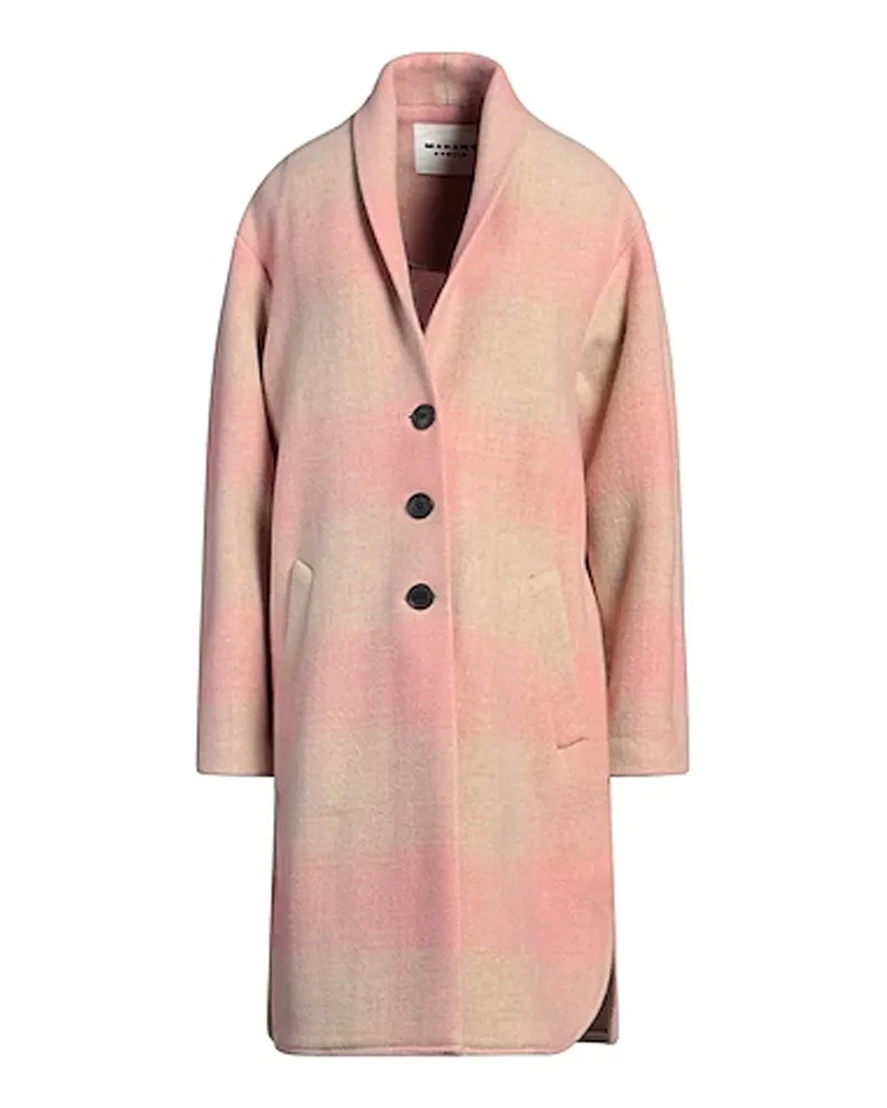 Étoile Isabel Marant Mischwollmantel Pink