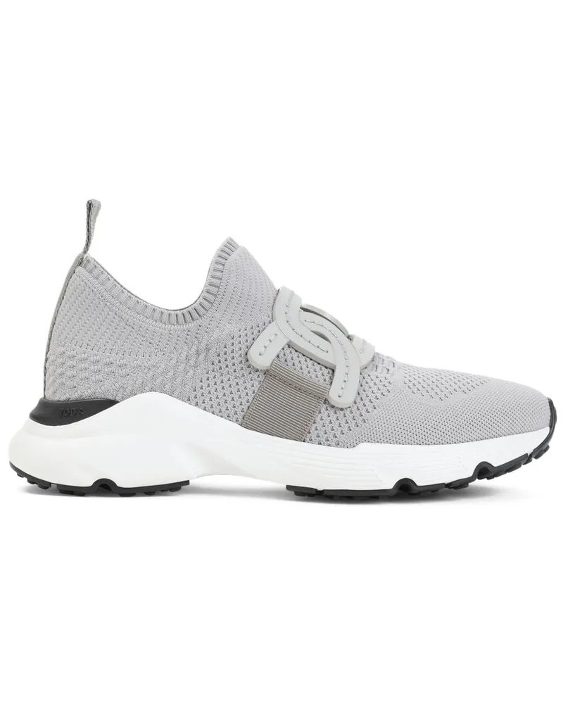 TOD'S s Kate strickte Turnschuhe Grey