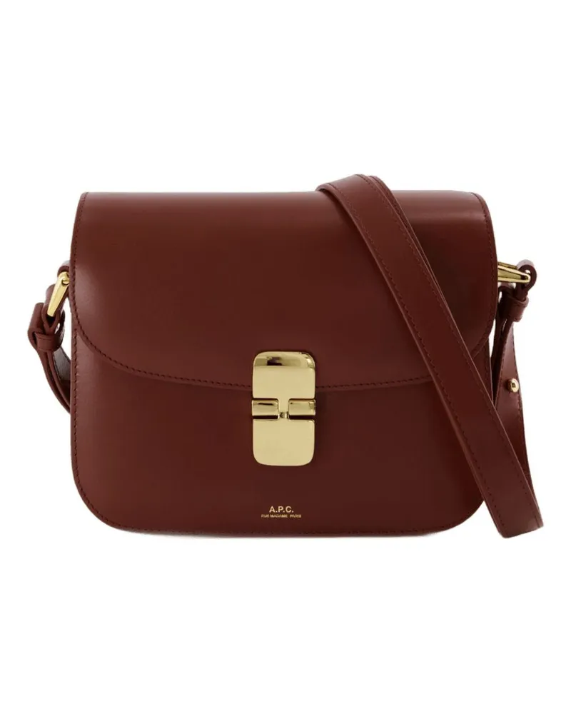 A.P.C. Grace Kleine Hobo-Tasche  Haselnussleder Brown