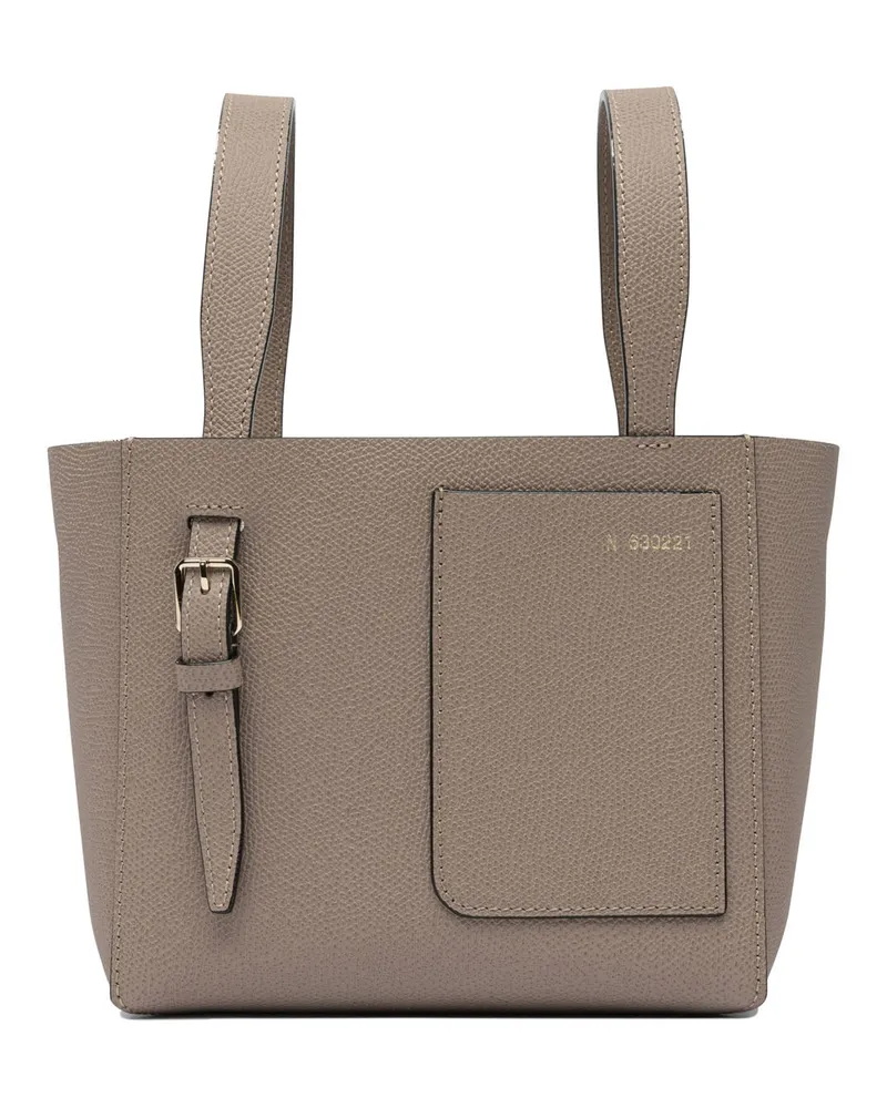 Valextra Soft Micro“ Beuteltasche Grey