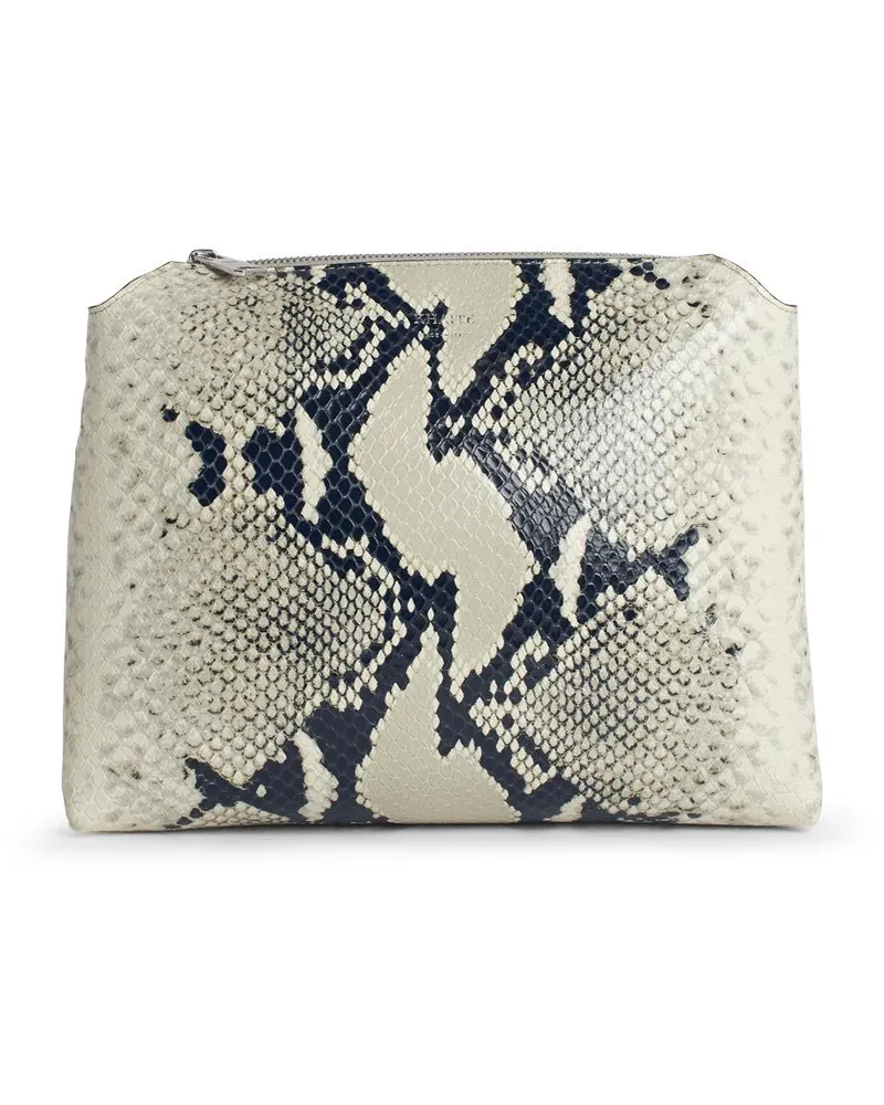 KHAITE Lina Crossbody' 'Natural Python' Lear Crossbody Bag Multicolor