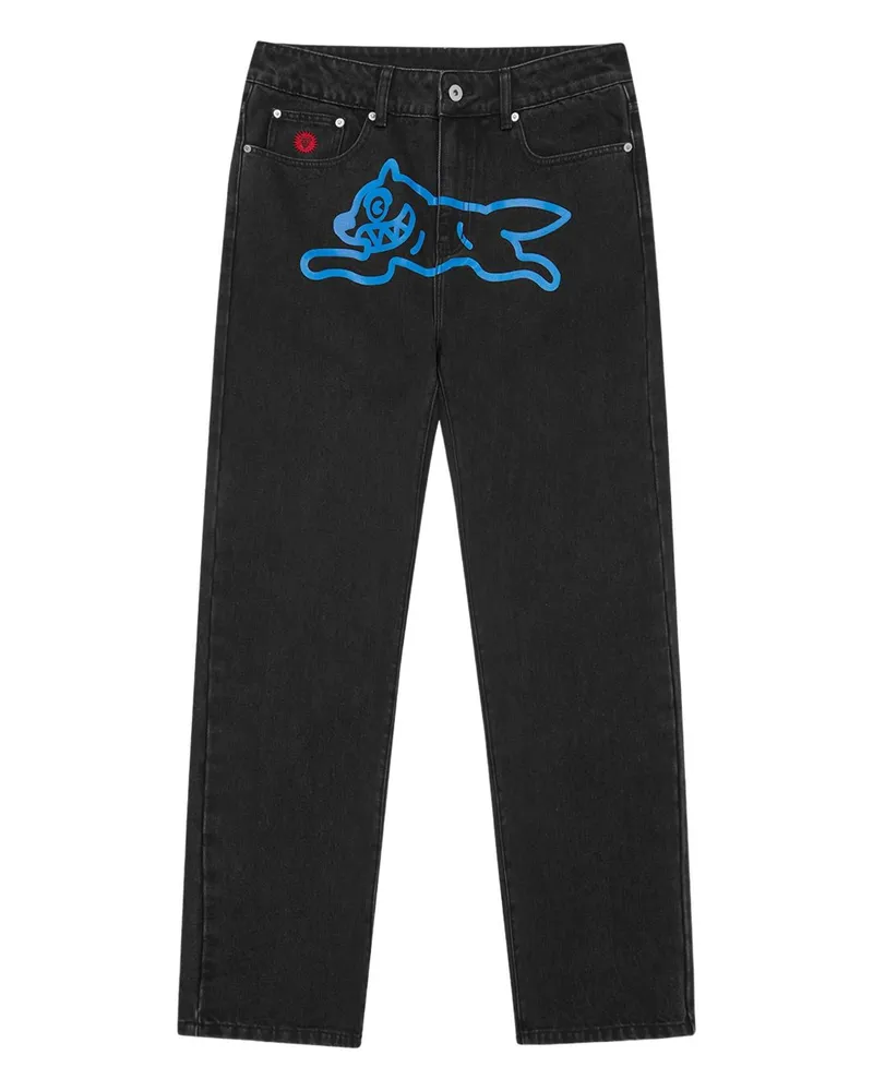ICECREAM Running Dog Denim Jeans Black