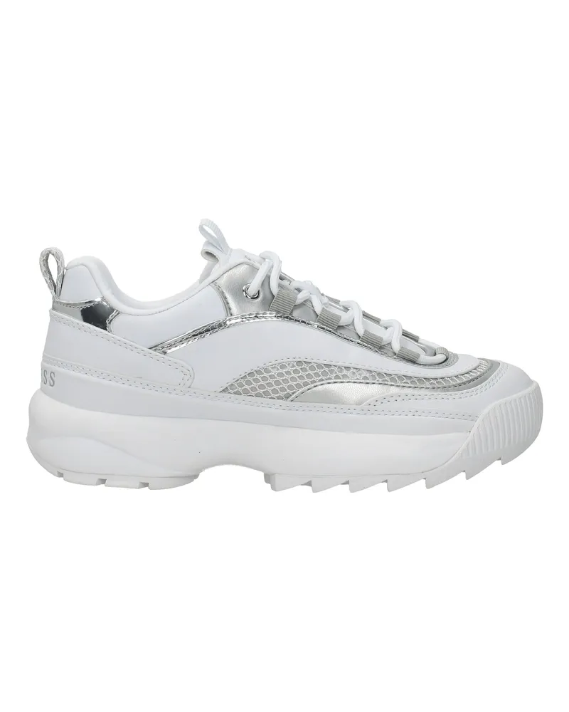 Guess Raten Sie Frauen's Sneakers Polyurethan Weiß/Silber -