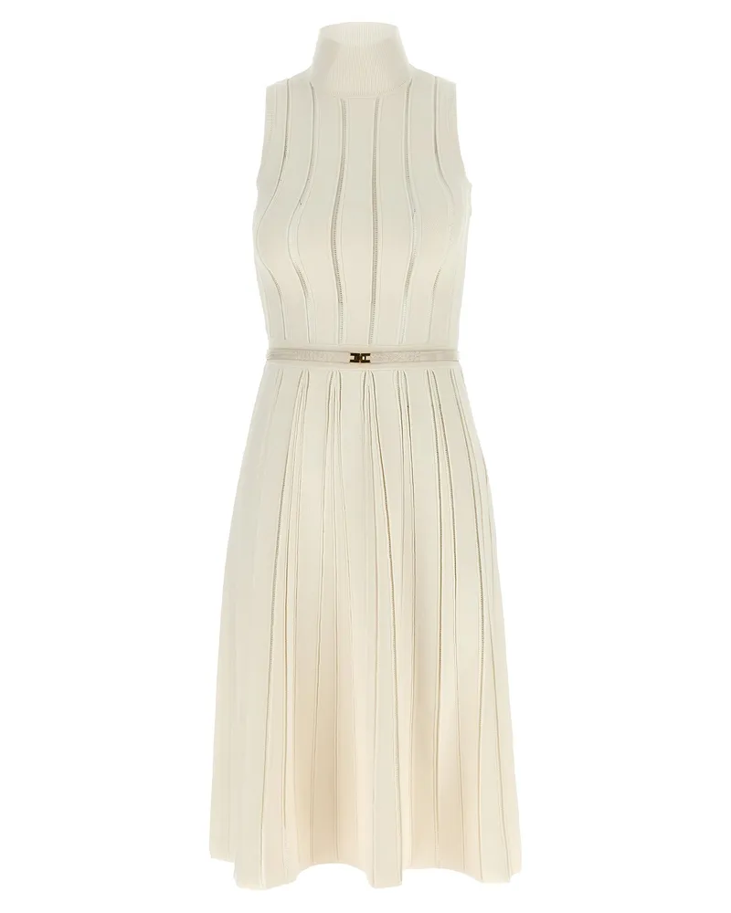 Elisabetta Franchi Schusskleid à jour White
