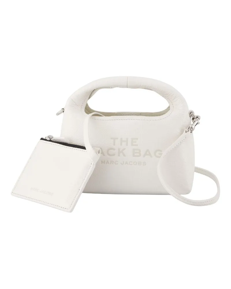 Marc Jacobs Der Micro -Sack Crossbody  Leder weiß Weiß