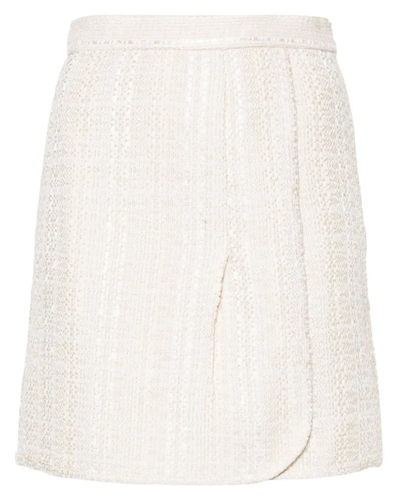 IRO Baumwollmischungsrock Beige
