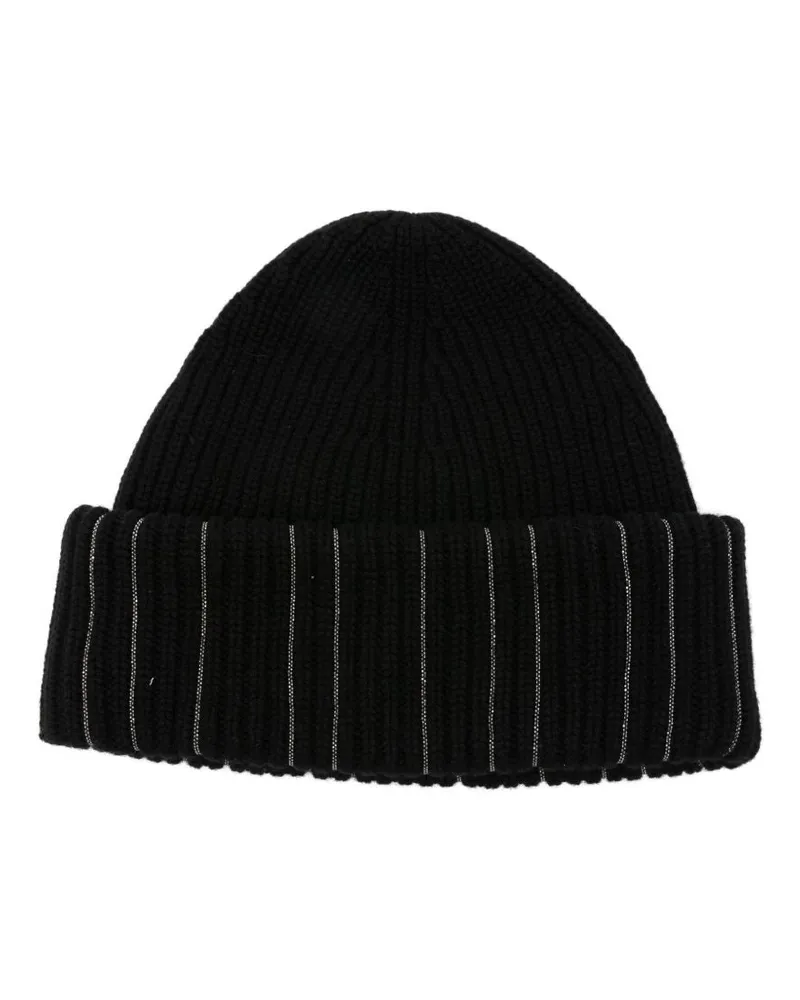 Fabiana Filippi Woll Mütze Black