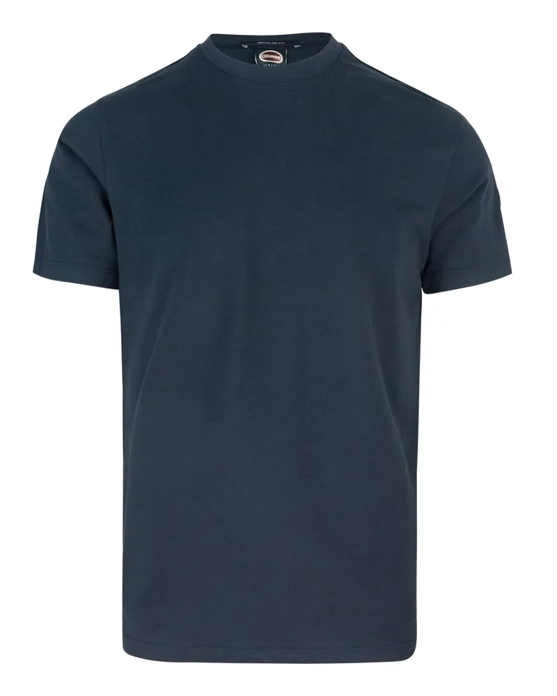 Colmar T -Shirt Blu in Piquet Blue