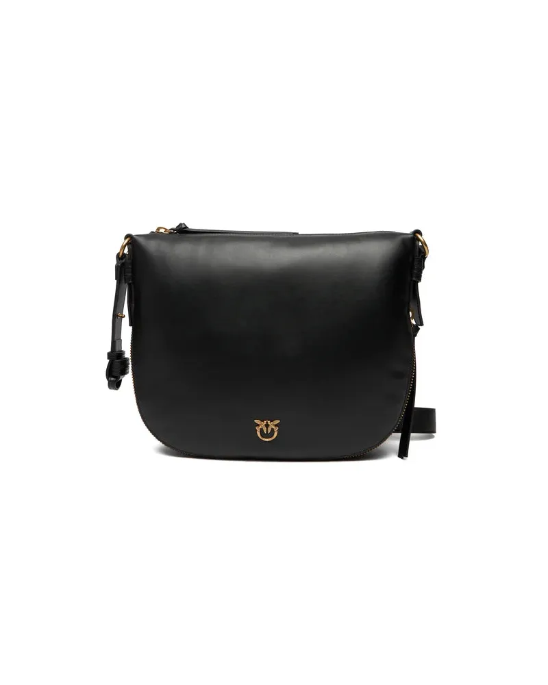 Pinko Hobo Zip Around Classic Black