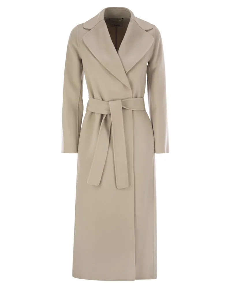 Max Mara Poldo Wool Coat Ecru