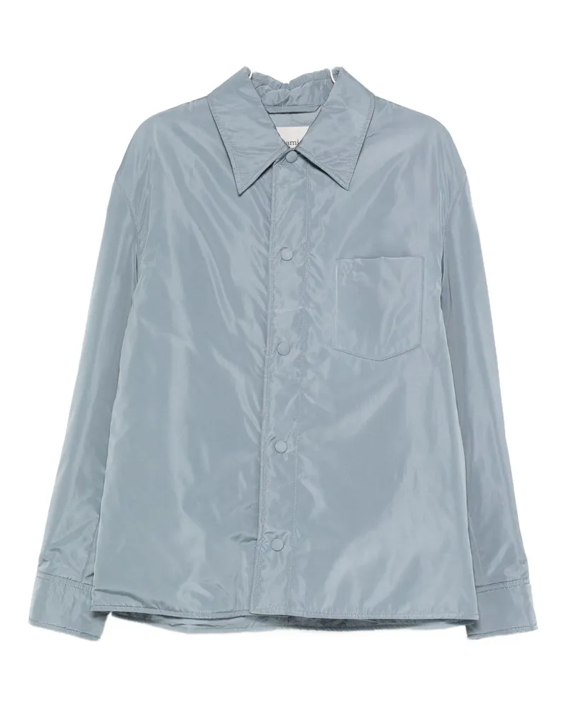 AMI Paris Nylon-Überhemd Clear