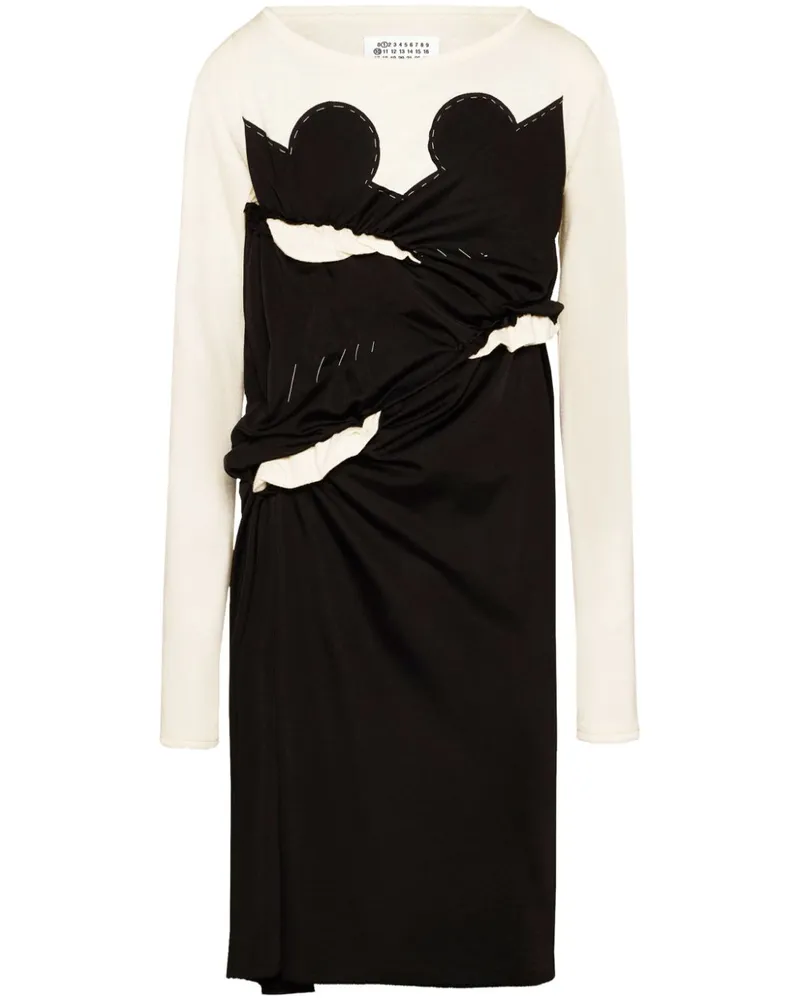 Maison Margiela Baumwollmischung Midi Kleid White