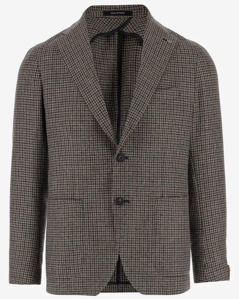 Tagliatore Single Breasted Wolljacke Red