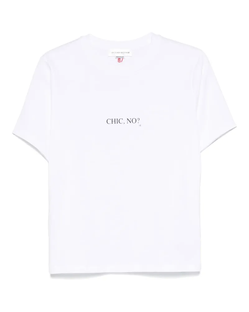 Victoria Beckham Chic, nein? T -Shirt White