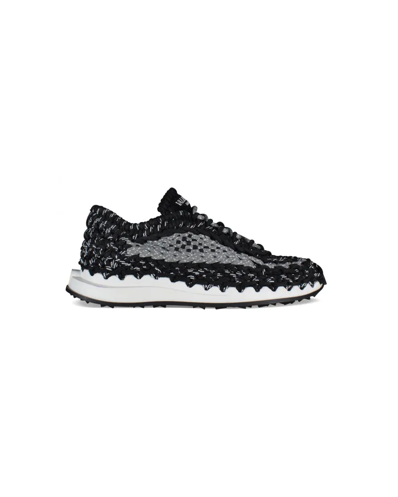 Valentino Garavani Outdoor -Häkelteaker Black