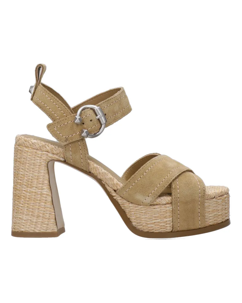 ash Aschensandalen Lederbraun Leather