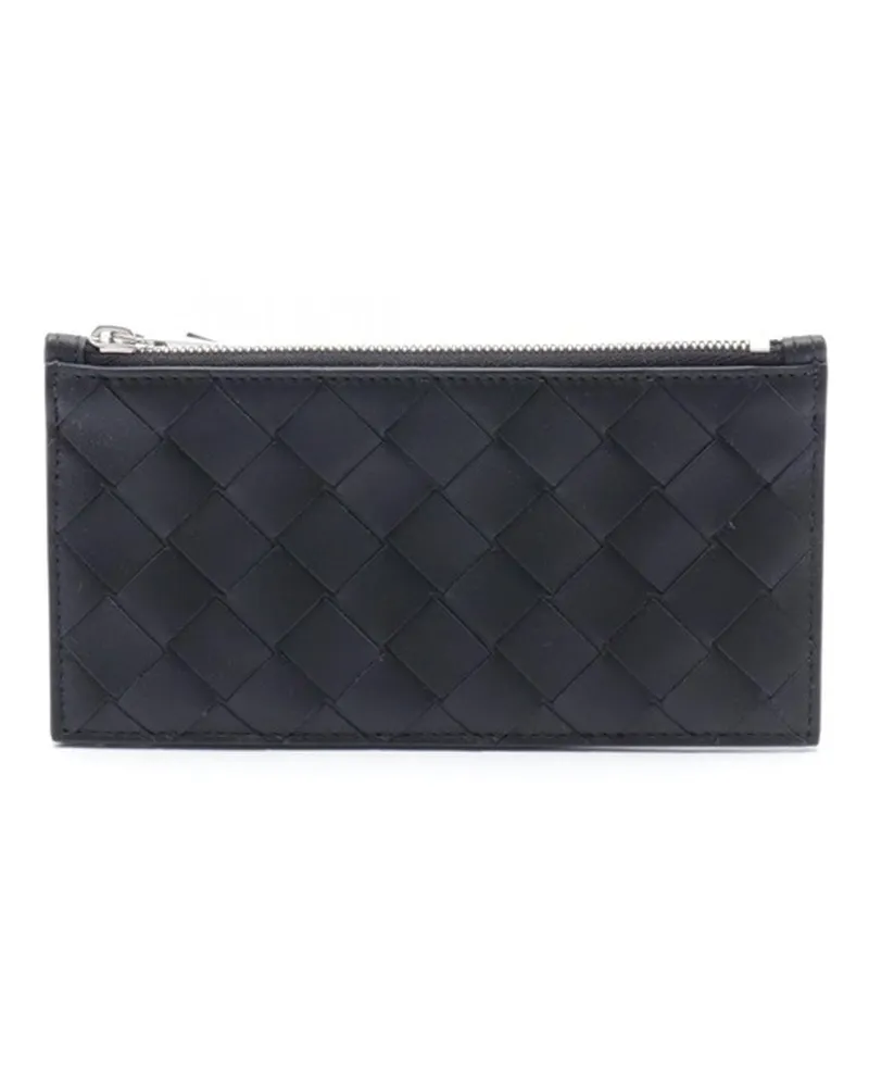 Bottega Veneta Intrecciato Coin -Geldbörse Black