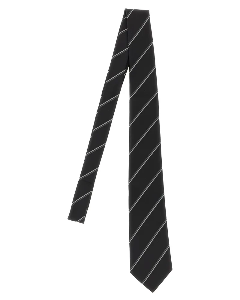 Saint Laurent Double Rayur“-Krawatte Black