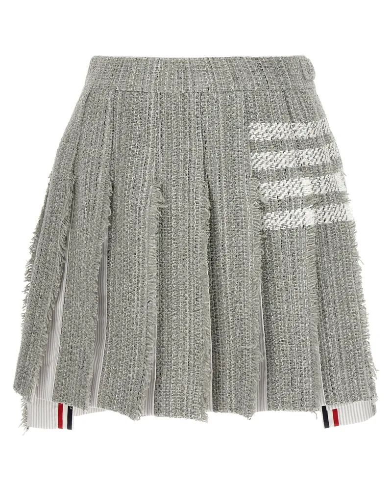 Thom Browne Falten -Tweedrock Gray