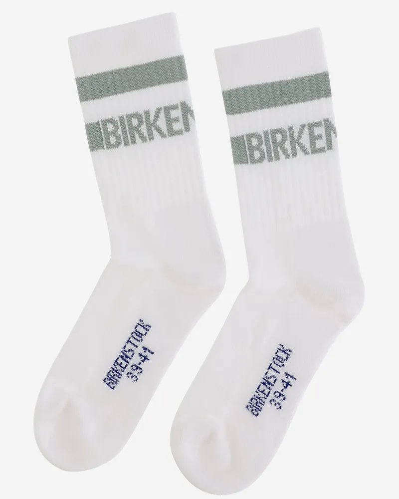 Birkenstock Baumwollsocken mit Logo White